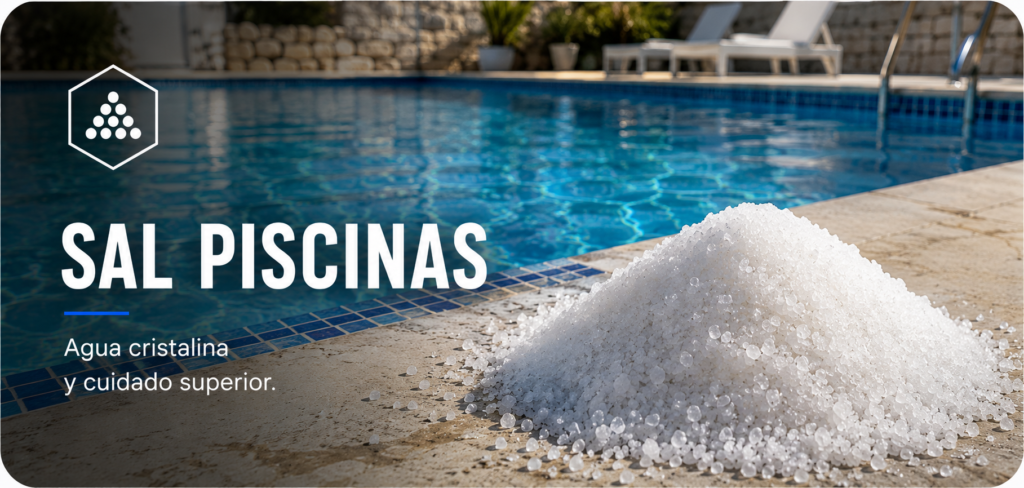 sal para piscina y cloración salina